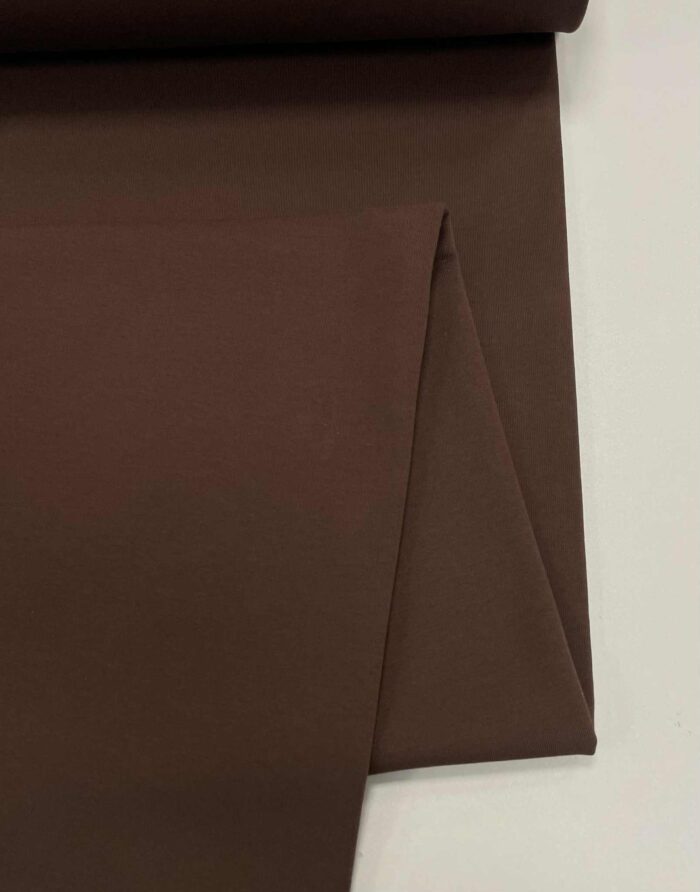 Pašiltintas, storas trikotažas Chocolate brown