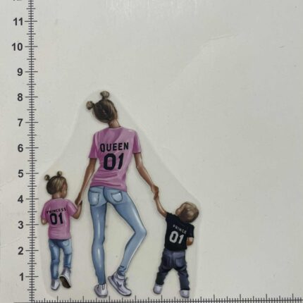 Termoaplikacija Mama ir vaikai