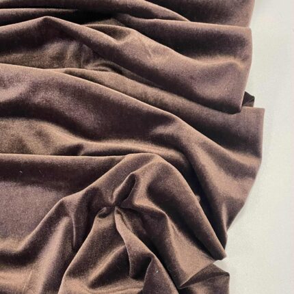 Sintetinis veliūras Tamsiai Rudas