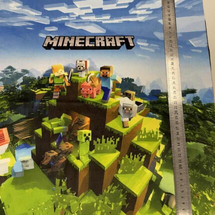 Soft veliūro, skaitmeninės spaudos panelė Minecraft