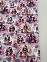 Kilpinis, skaitmeninės spaudos trikotažas Mergaitė su šuniuku