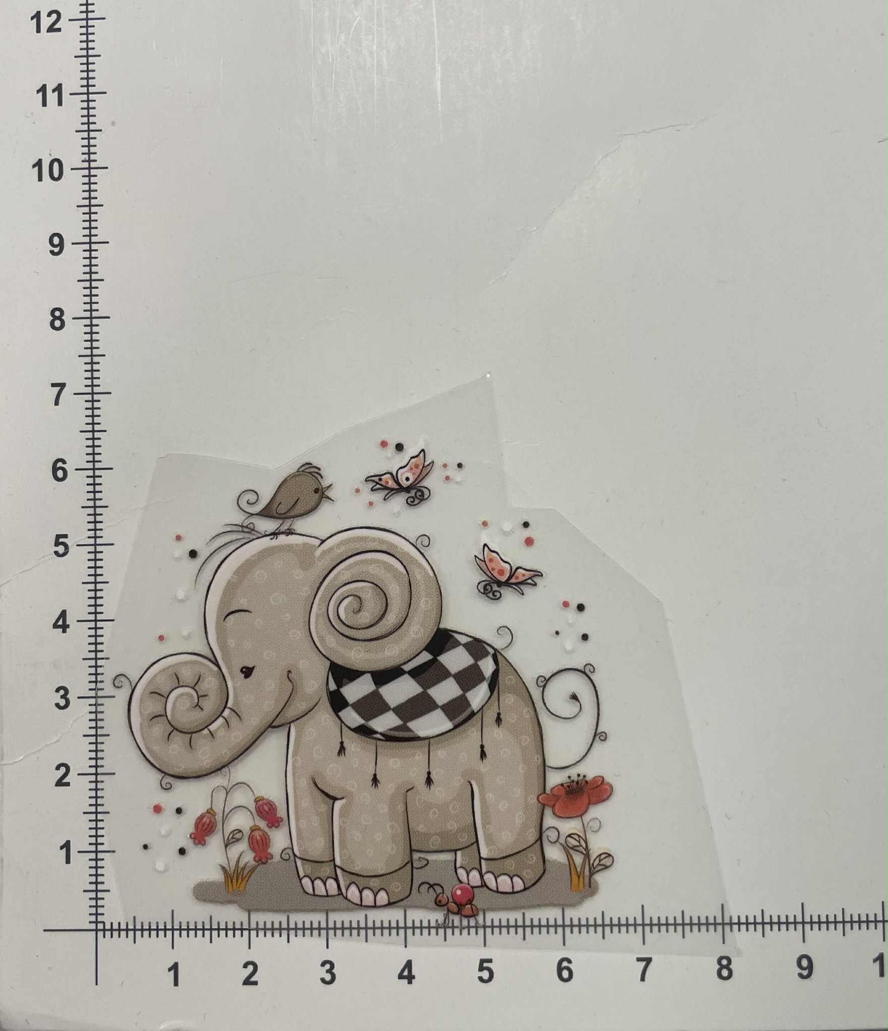 Termoaplikacija Drambliukas Termoaplikacija Drambliukas