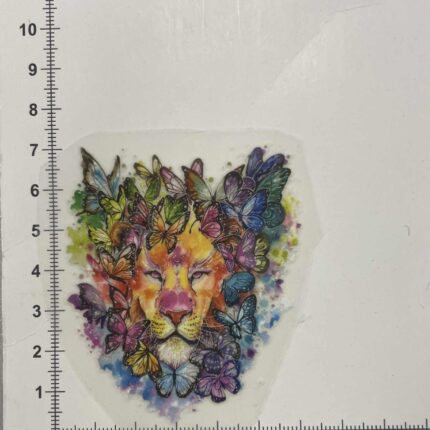 Termoaplikacija liūtas ir drugeliai