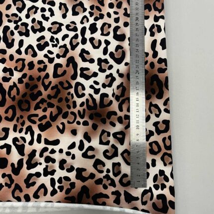 Kilpinis, skaitmeninės spaudos trikotažas Stambus Leopardinis