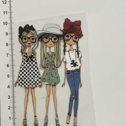 Termoaplikacija Trys merginos