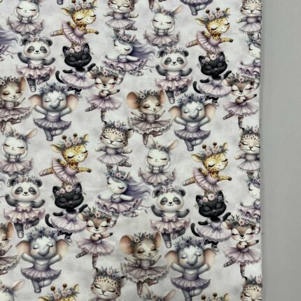 Kilpinis, skaitmeninės spaudos trikotažas Mažos balerinos