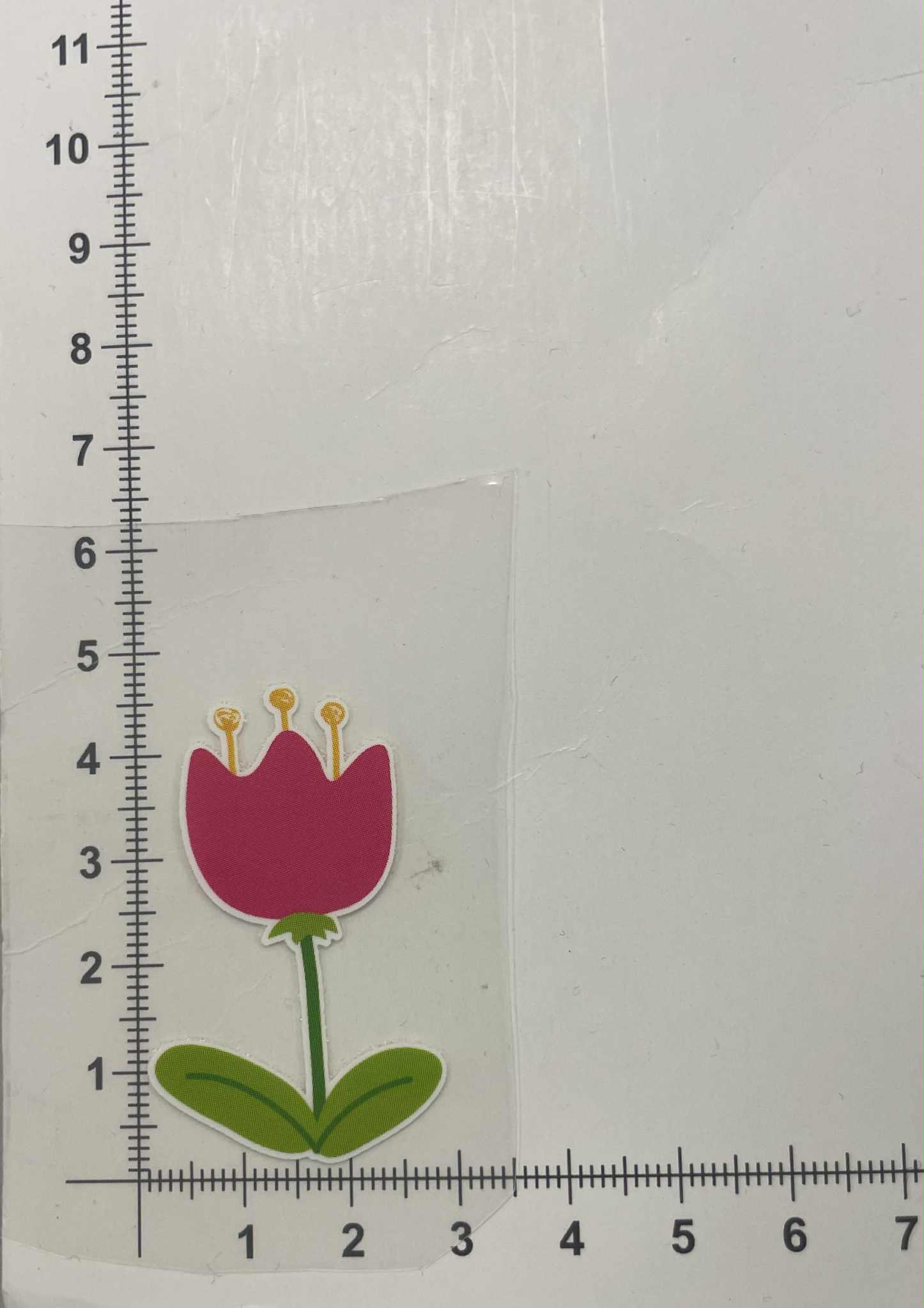 Termoaplikacija Rožinė Tulpė Termoaplikacija Rožinė Tulpė