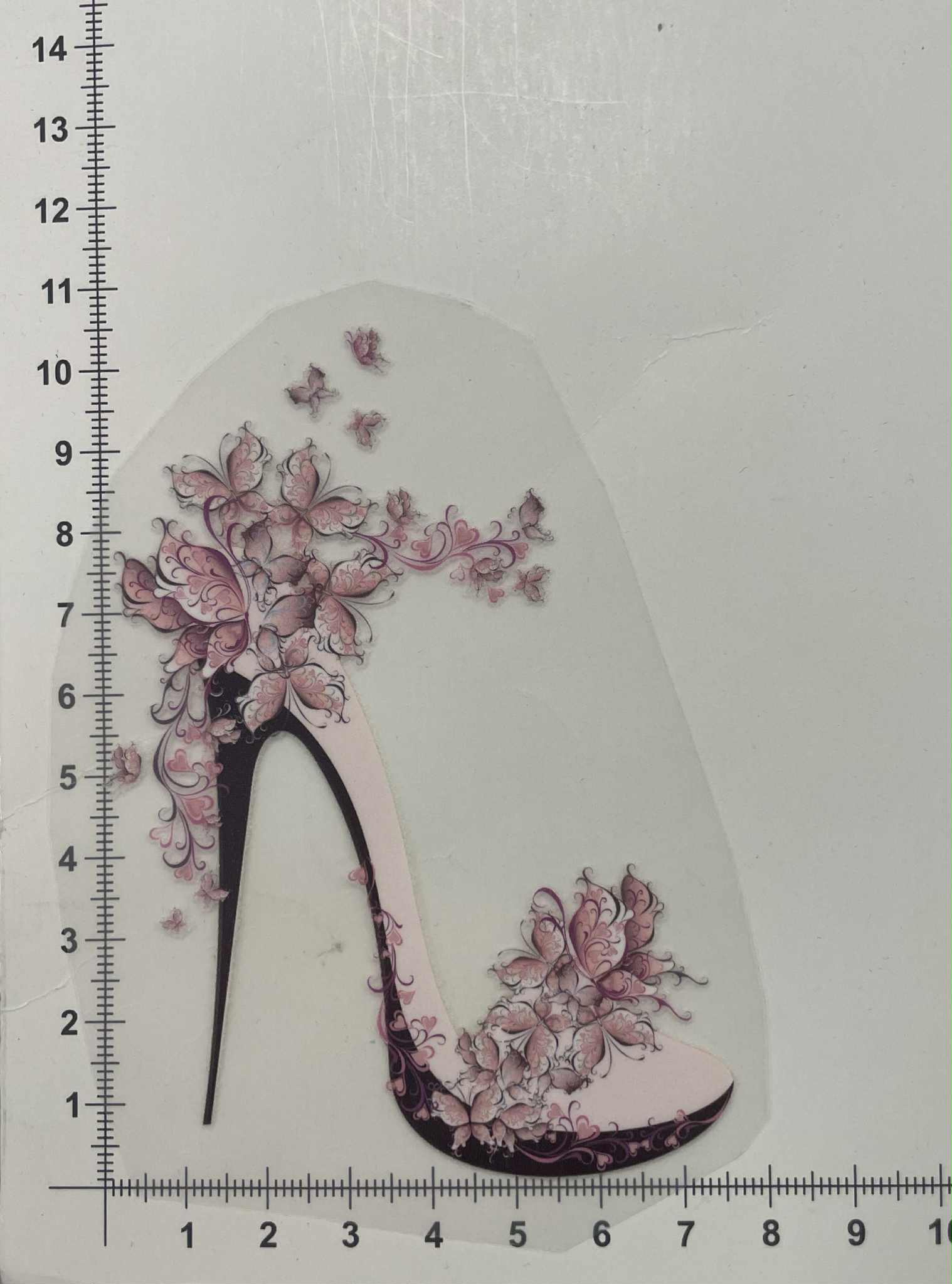 Termoaplikacija Rožinis batelis Termoaplikacija Rožinis batelis