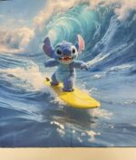 Soft veliūro, skaitmeninės spaudos panelė Stičas