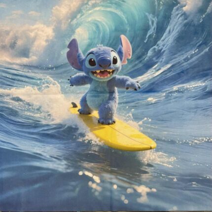 Soft veliūro, skaitmeninės spaudos panelė Stičas