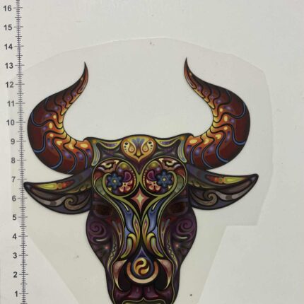 Termoaplikacija Spalvotas jautis