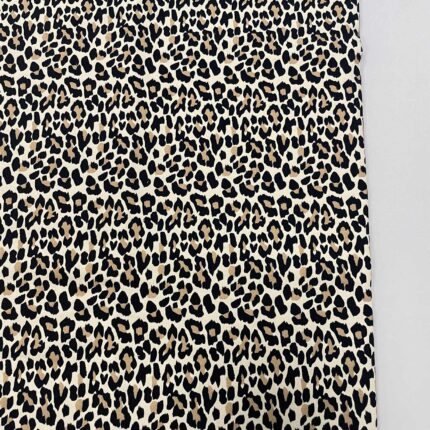Kilpinis, skaitmeninės spaudos trikotažas Leopardinis — trikotažas | Trys Pelėdos