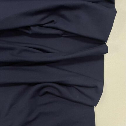 Pašiltintas, nestoras elastingas trikotažas Navy — trikotažas | Trys Pelėdos