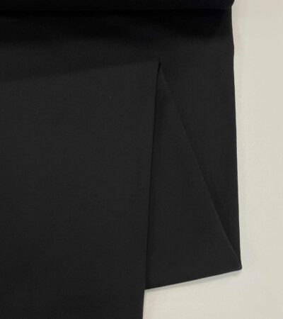 Pašiltintas, storas trikotažas Dark black