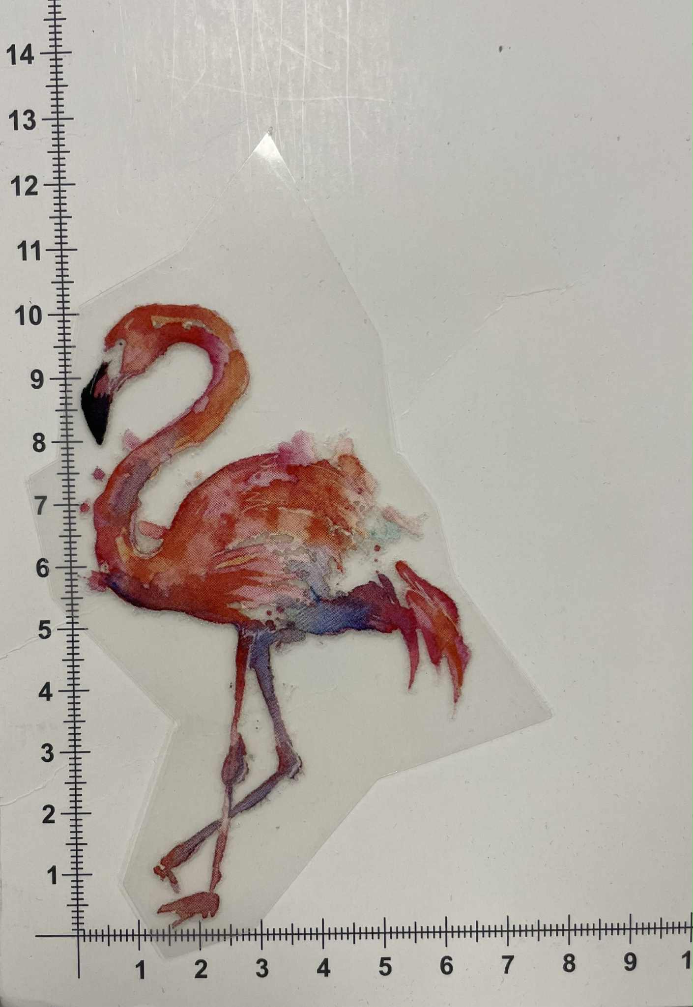 Termoaplikacija Flamingas, maža — siuvimo aplikacijos | Trys Pelėdos