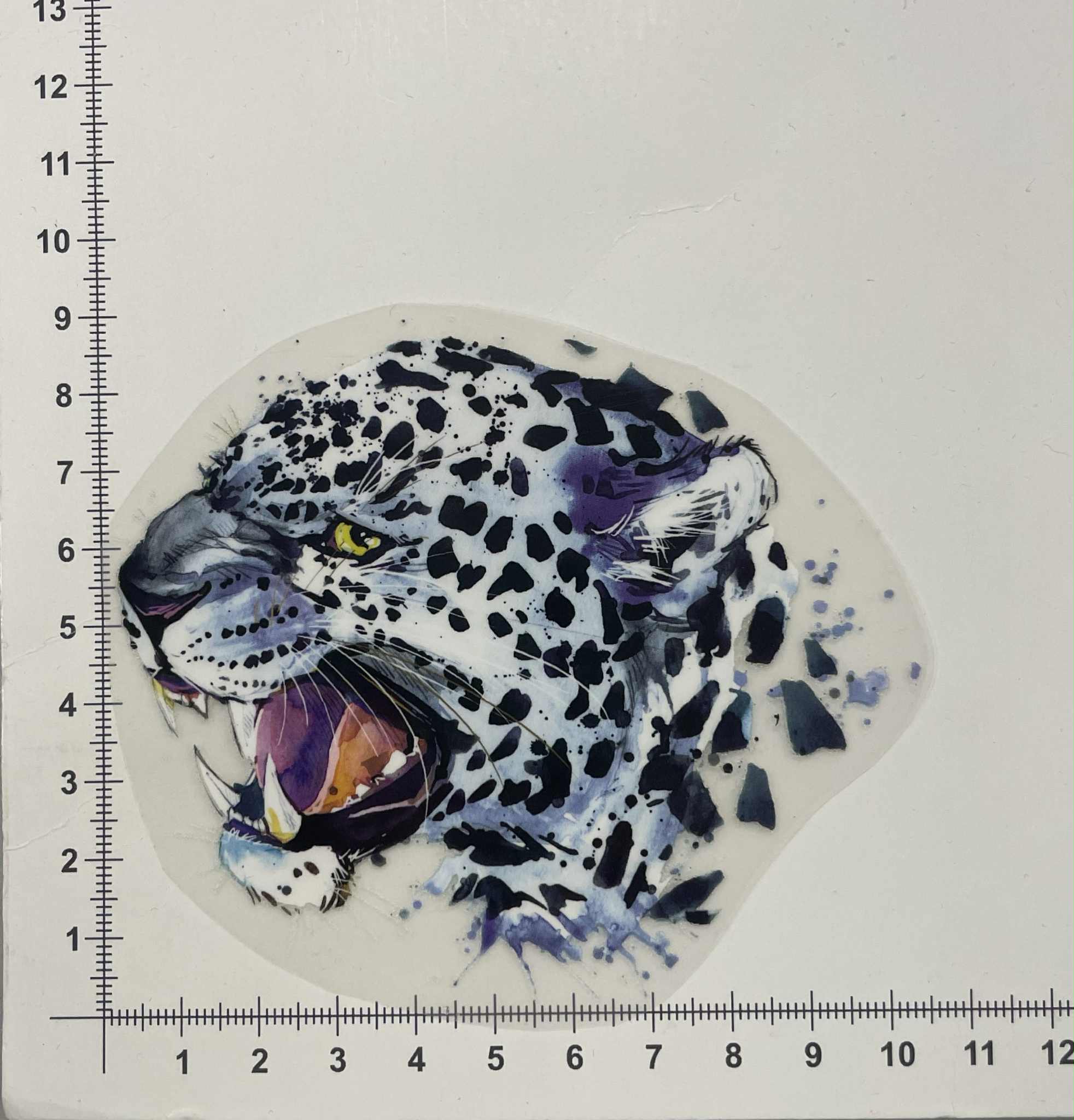 Termoaplikacija Leopardas Termoaplikacija Leopardas, maža — siuvimo aplikacijos | Trys Pelėdos
