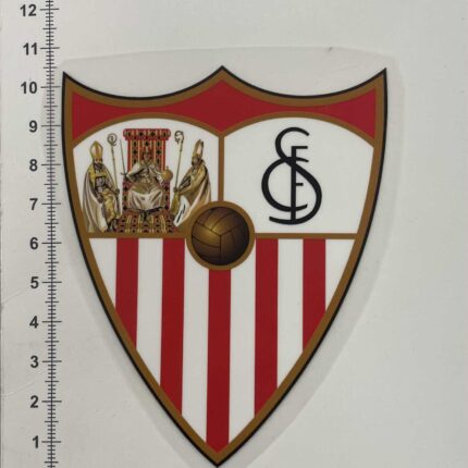 Termoaplikacija Sevilla futbolo komandos logotipas, maža — siuvimo aplikacijos | Trys Pelėdos