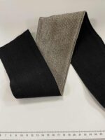 Metalizuota guma 80 mm, Auksinė/juoda