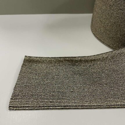 Metalizuota guma 80 mm, Auksinė/juoda