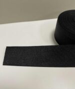 Metalizuota guma 50 mm, Juoda/juoda