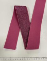 Metalizuota guma 50 mm, Rožinė