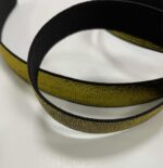 Metalizuota guma 20 mm, Auksinė/juoda
