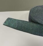 Metalizuota guma 40 mm, Holografinė žalia/juoda