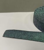 Metalizuota guma 30 mm, Holografinė žalia/juoda