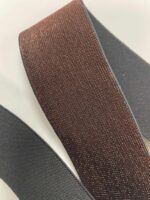 Metalizuota guma 50 mm, Ruda/juoda