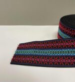 Dekoratyvinė guma 50 mm, Raudona/žydra