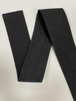 Metalizuota guma 50 mm, Juoda/juoda