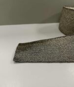 Metalizuota guma 60 mm, Auksinė/juoda