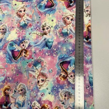 Kilpinis, skaitmeninės spaudos trikotažas Frozen (2 nuotr.) — trikotažas | Trys Pelėdos