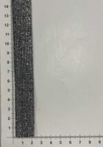 Metalizuota guma 20 mm, Sidabrinė/juoda (2 nuotr.) — guma | Trys Pelėdos