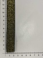Metalizuota guma 20 mm, Auksinė/juoda (2 nuotr.) — guma | Trys Pelėdos