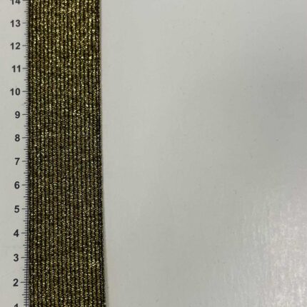 Metalizuota guma 30 mm, Auksinė/juoda (2 nuotr.) — guma | Trys Pelėdos