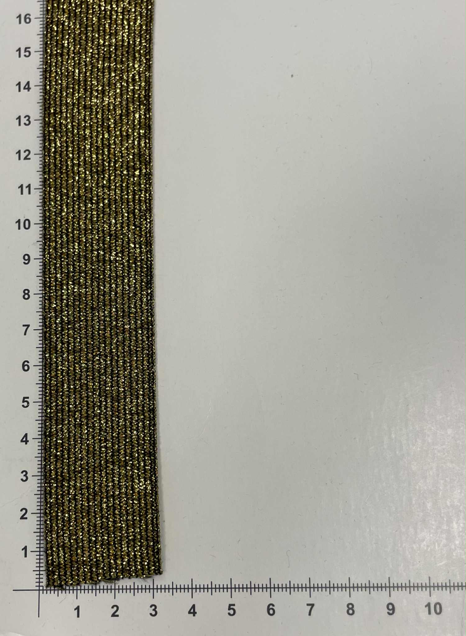 Metalizuota guma 30 mm, Auksinė/juoda (2 nuotr.) — guma | Trys Pelėdos