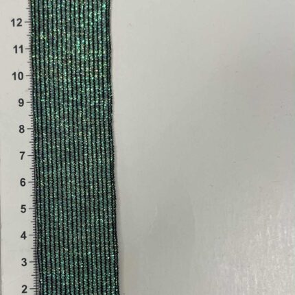 Metalizuota guma 30 mm, Holografinė žalia/juoda (2 nuotr.) — guma | Trys Pelėdos