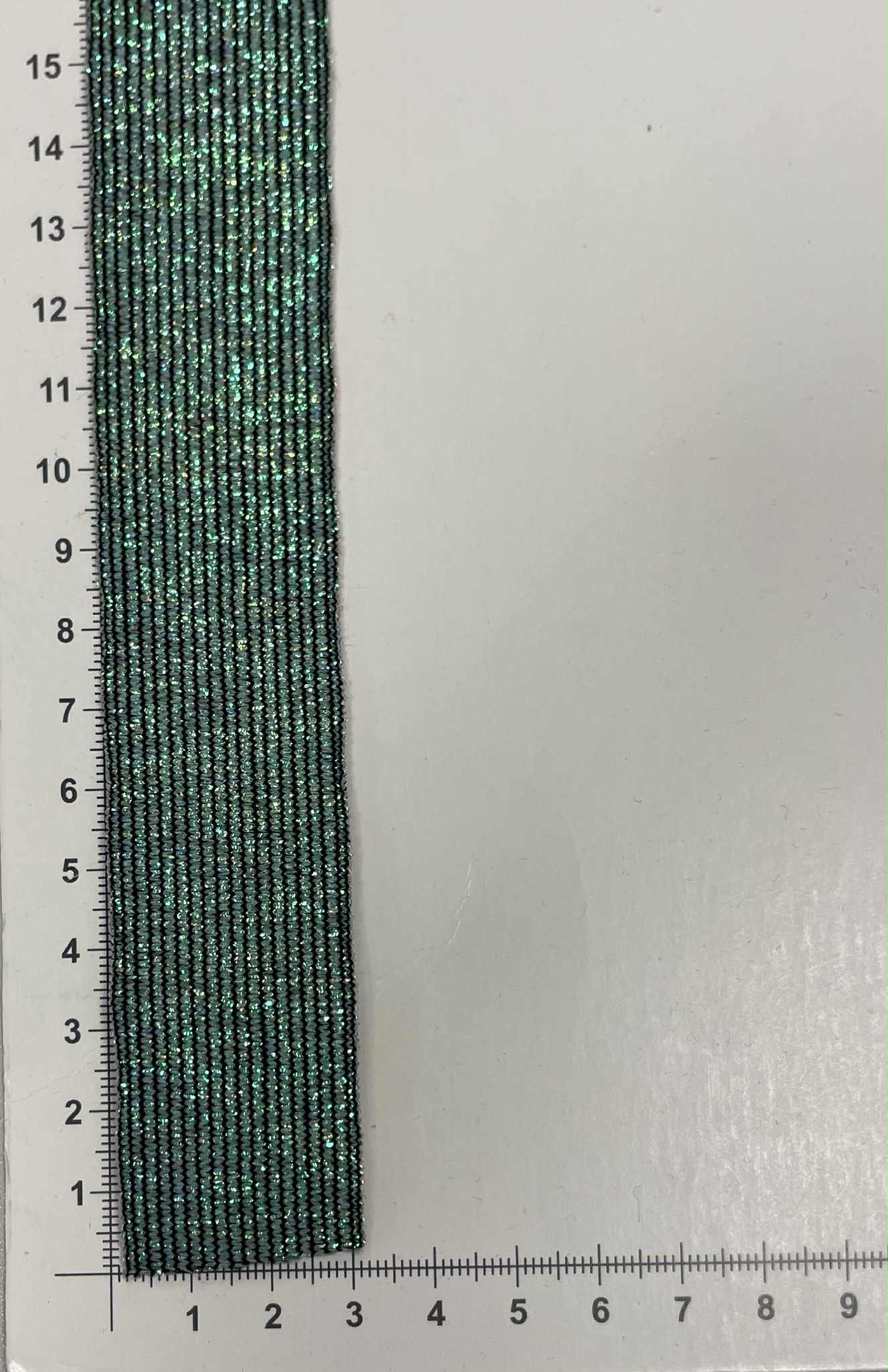Metalizuota guma 30 mm, Holografinė žalia/juoda (2 nuotr.) — guma | Trys Pelėdos