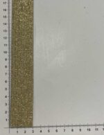Metalizuota guma 30 mm, Auksinė/balta (2 nuotr.) — guma | Trys Pelėdos