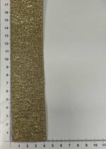 Metalizuota guma 40 mm, auksinė/balta (2 nuotr.) — guma | Trys Pelėdos