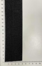 Metalizuota guma 50 mm, Juoda/juoda (2 nuotr.) — guma | Trys Pelėdos