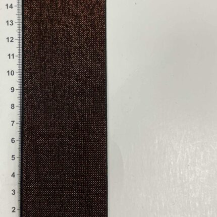 Metalizuota guma 50 mm, Ruda/juoda (2 nuotr.) — guma | Trys Pelėdos