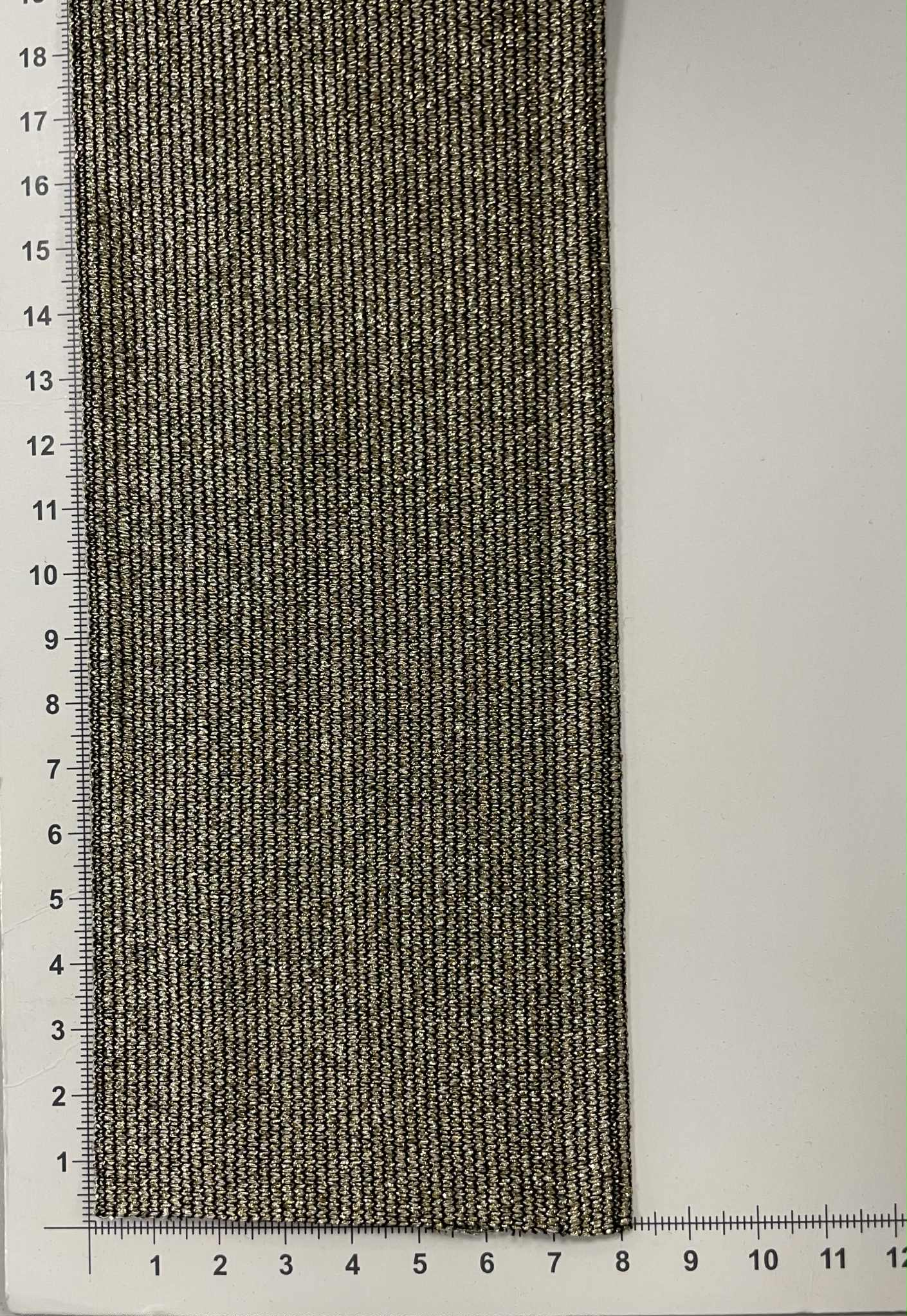 Metalizuota guma 80 mm, Auksinė/juoda (2 nuotr.) — guma | Trys Pelėdos