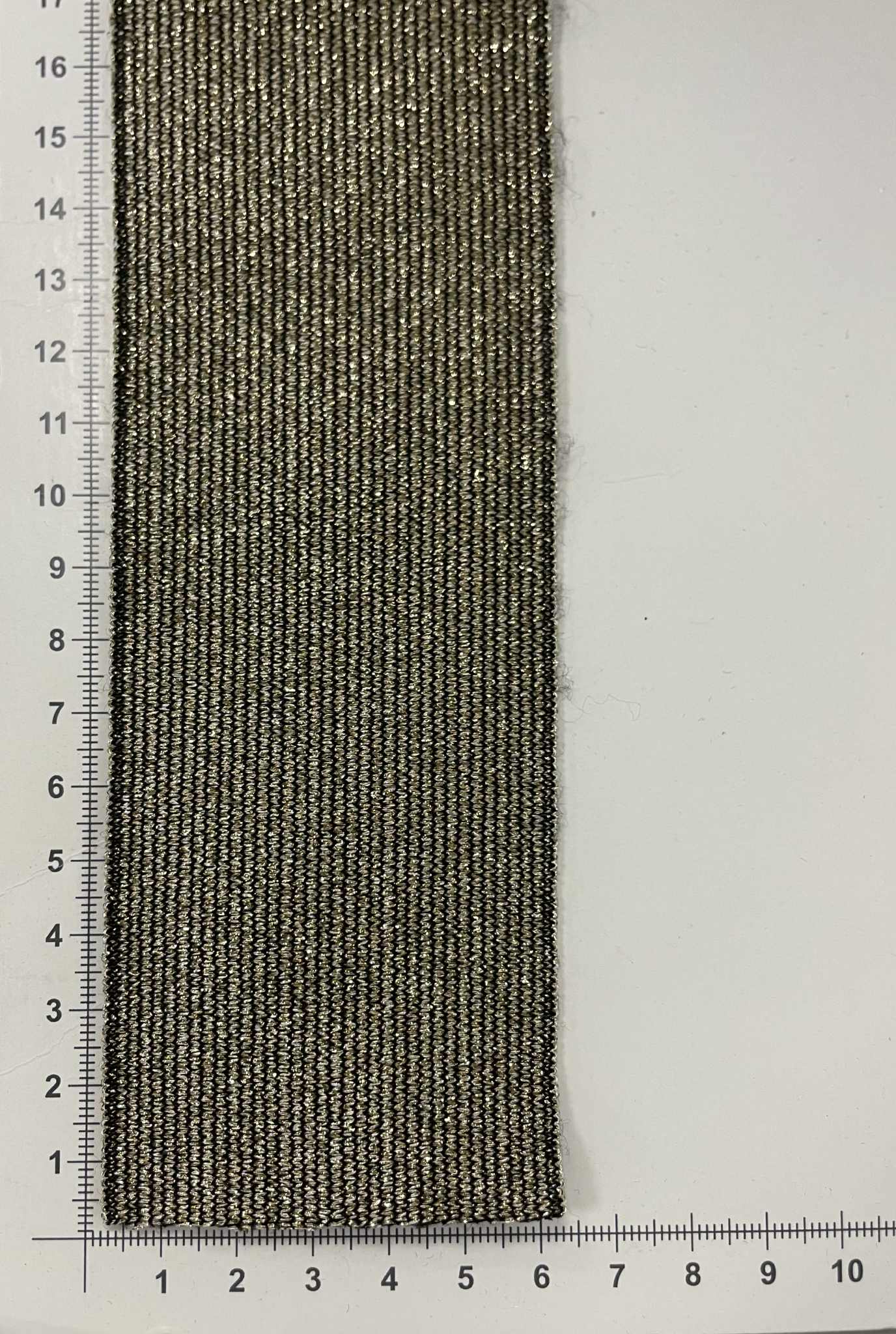 Metalizuota guma 60 mm, Auksinė/juoda (2 nuotr.) — guma | Trys Pelėdos
