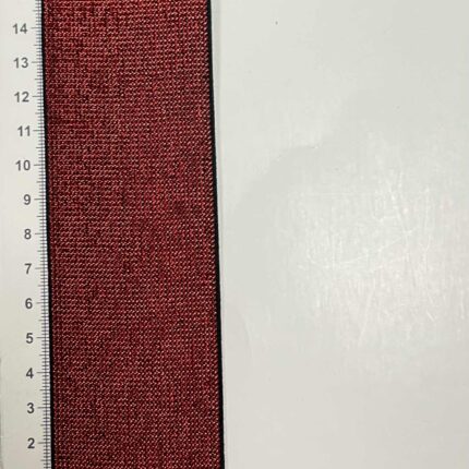 Metalizuota guma 50 mm, Raudona/juoda (2 nuotr.) — guma | Trys Pelėdos