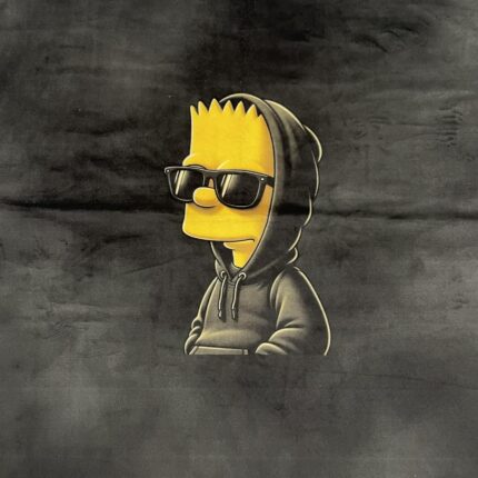 Soft veliūro, skaitmeninės spaudos panelė Juodas Bartas