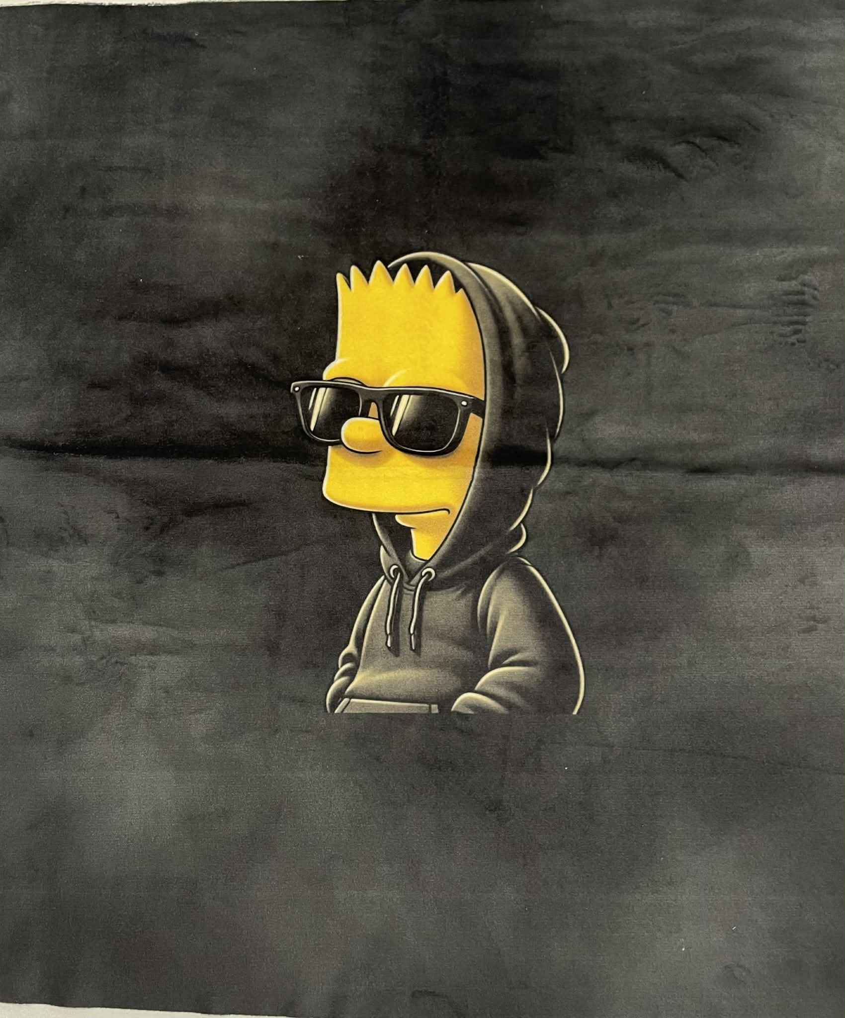 Soft veliūro, skaitmeninės spaudos panelė Juodas Bartas Soft veliūro, skaitmeninės spaudos panelė Juodas Bartas