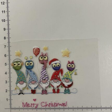 Termoaplikacija Kalėdiniai nykštukai