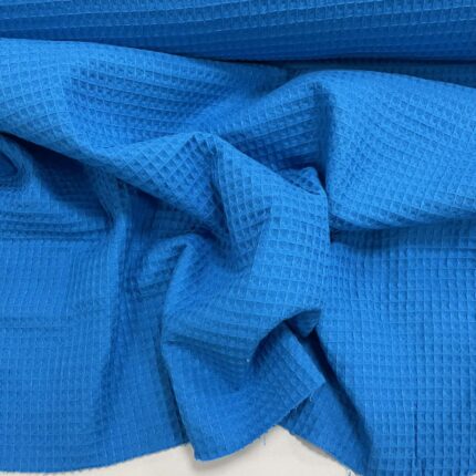 Vaflinis audinys, Mėlynas